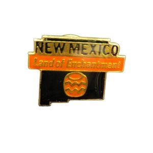 Vtg New Mexico Land of‎ Enchantment Souvenir Lapel Pin